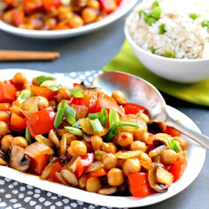 chickpea stir-fry