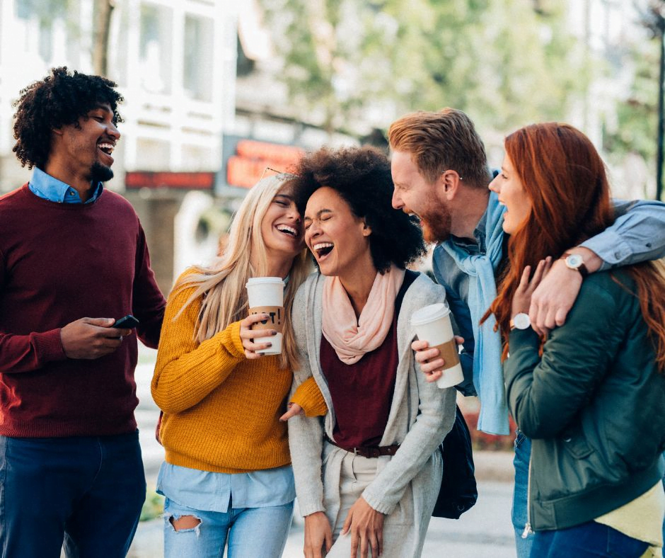 Friends Laughing Together Cherishing Friendship: The Beauty of True Bonds