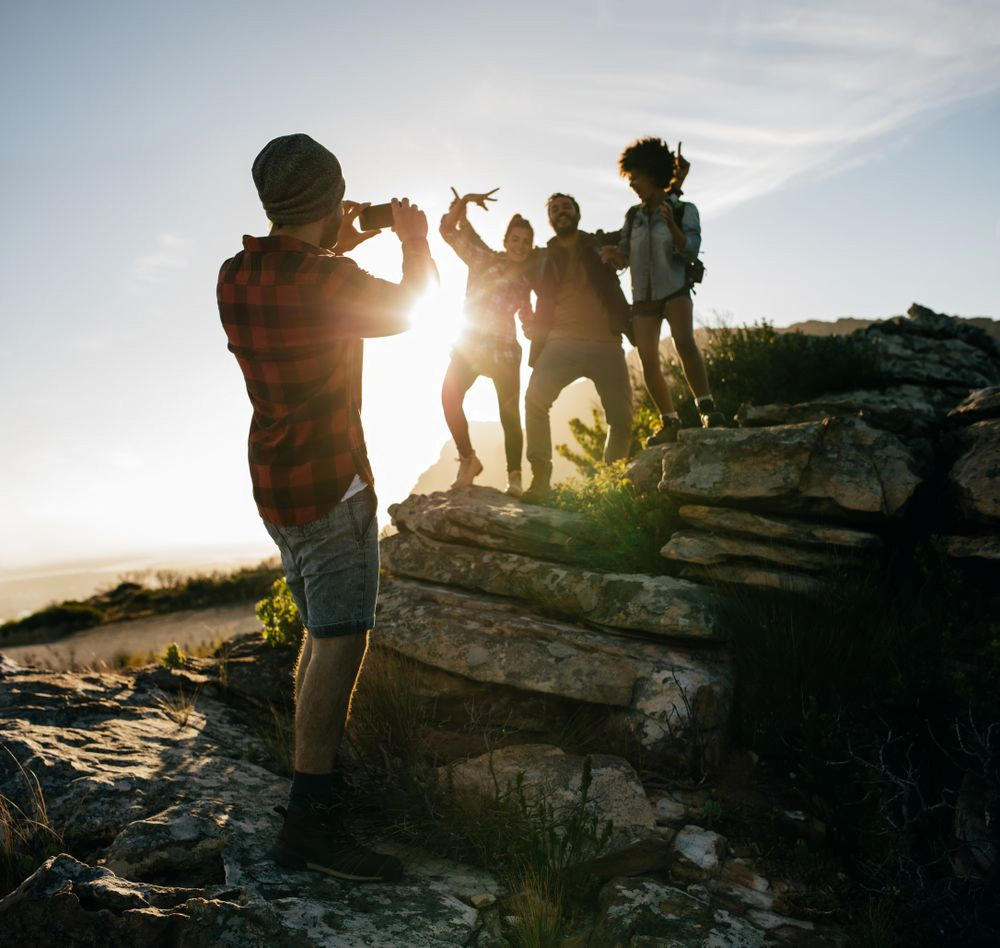 Friends Hiking Together Cherishing Friendship: The Beauty of True Bonds