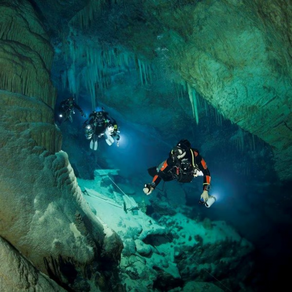 Tales of Exploration and Scientific Discovery: exploring the underwater cave 