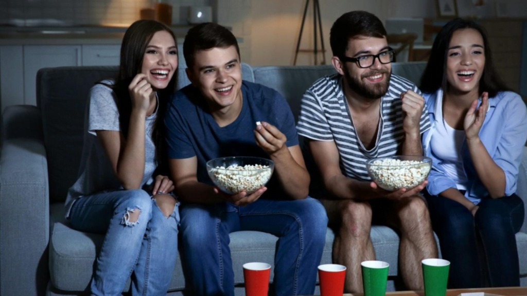 social bounding during movies