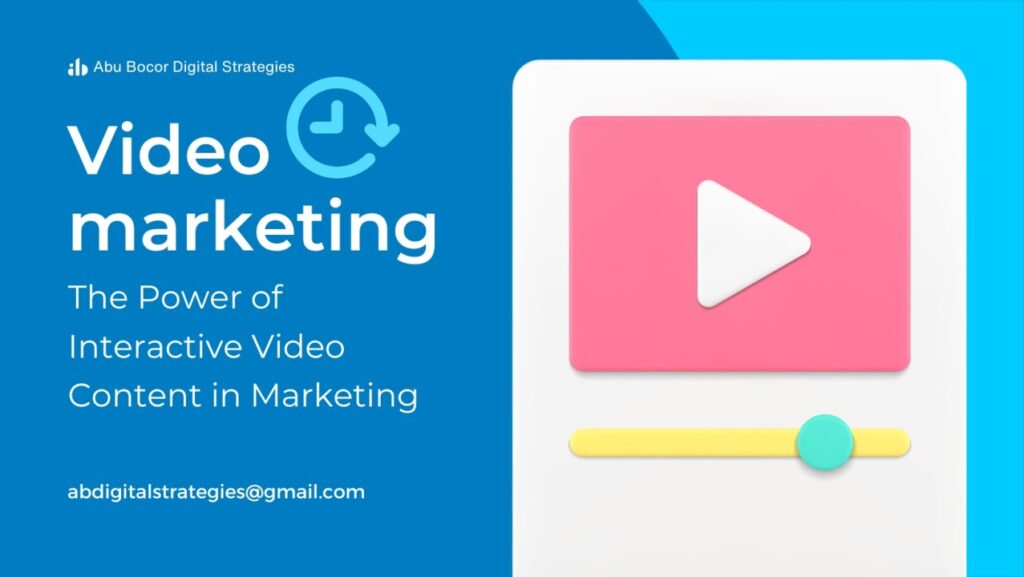 "Consumer interacting with a shoppable video interface on a smartphone, representing the rise of interactive video marketing in 2025."