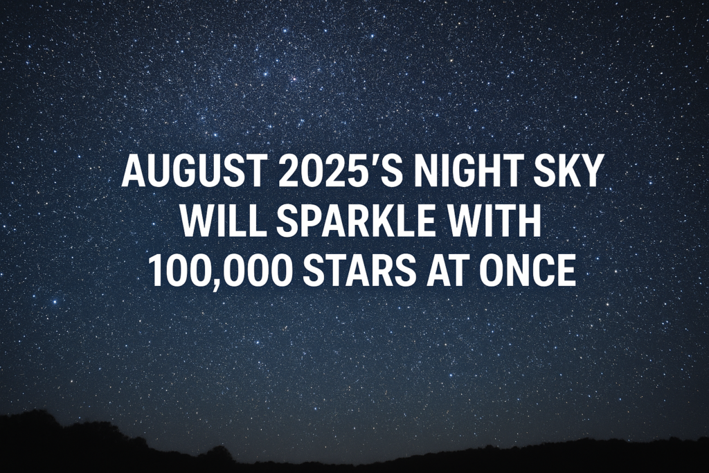 August 2025’s Night Sky Will Sparkle with 100,000 Stars at Once